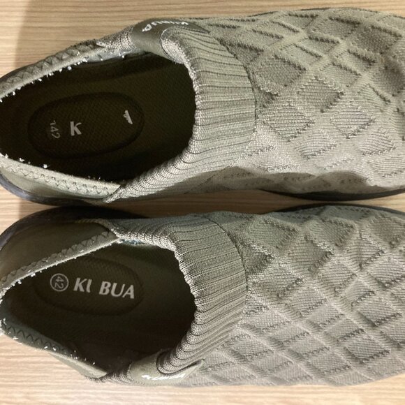 Kubua Slip On Shoes Slippers Army Green Mens Size 42 US Size 8.5 Hard Black Sole - Picture 4 of 5